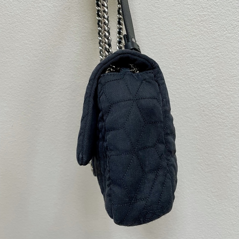 SOLD Chanel Camelia Denim Black Bag - Picture 8 of 17